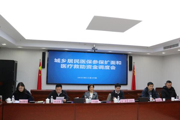芜湖市专题调度城乡居民医保参保扩面和医保基金运行工作